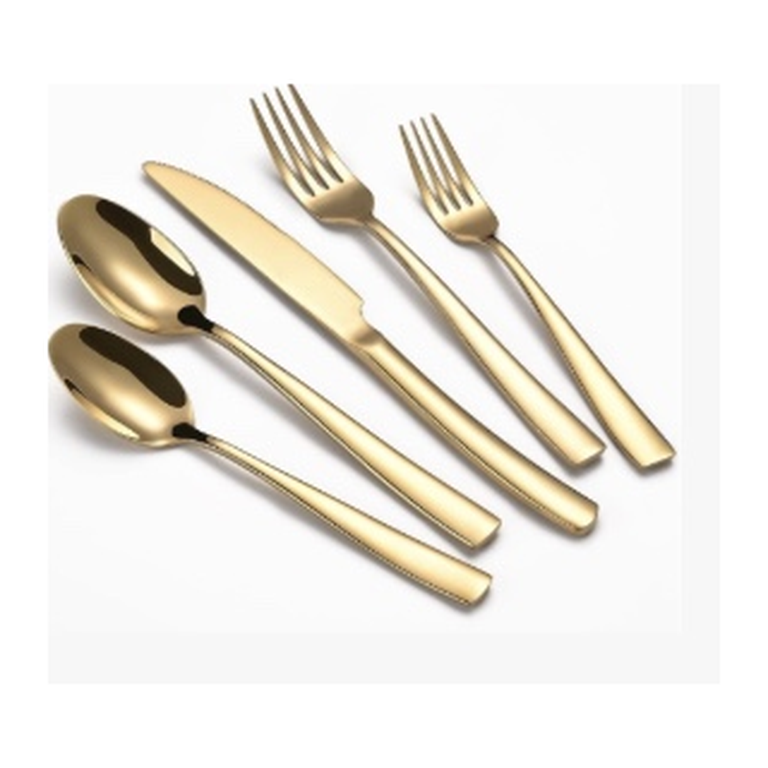 Gold Flatware Set