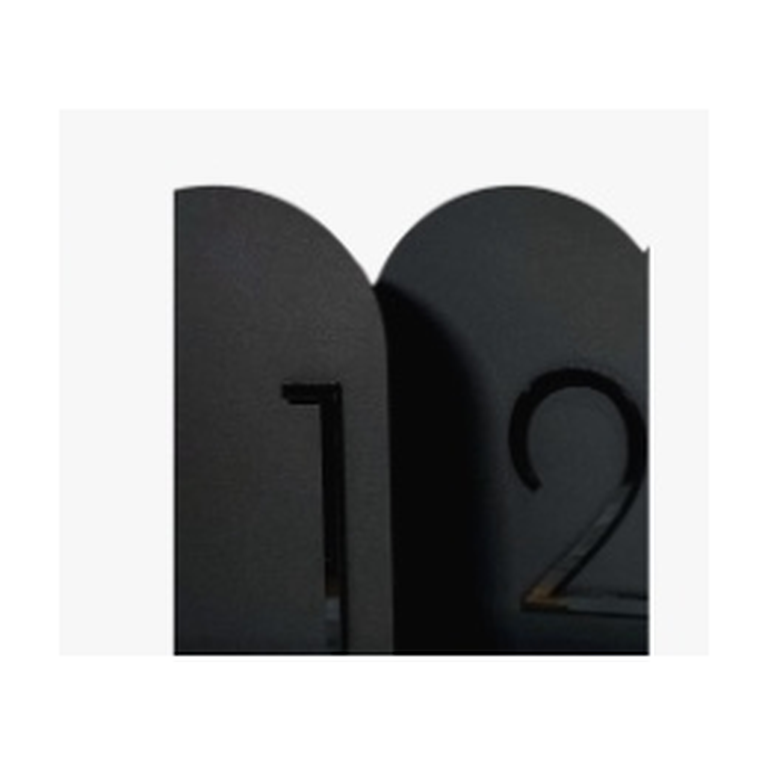 Black Arched Table Numbers